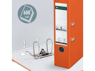 Ordner Leitz 1010 A4 80mm Pp Oranje - 3