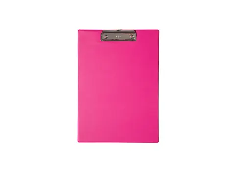 Klembord MAUL A4 staand PVC neon roze
