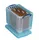 Hangmappenkoffer Opbergdoos 19 Liter Transparant