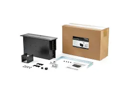 Dual-module vergadertafel connectiviteits box met kabelmanagement