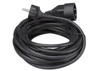 Verlengkabel 10 M Zwart 3g1.5 Penaarde Schuko - 1