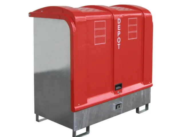 Depot Gevaarlijke Stoffen 1455x830x1450mm 2x200l Vol. 220l Verzinkt