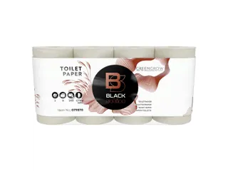 Toiletpapier BlackSatino GreenGrow CT10 3-laags 8 Rol - 3