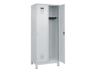 locker,HxBxD 1950x800x500mm,2vak,vak B 400mm,cil.-slot,voeten - 2