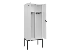 PBM-locker,HxBxD 2120x800x500mm,2vak,vak B 400mm,draaigrendel