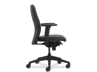 Bureaustoel NEN-EN 1335 Zwart Coupon Leder Zwart - 2