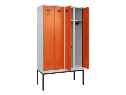 locker voor scheiding van kleding,HxBxD 2120x1200x500mm,4vak