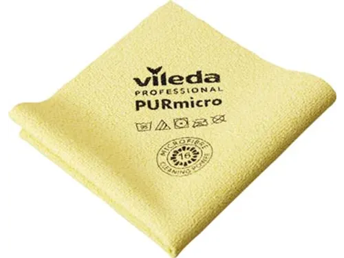microvezeldoek Purmicro Active geel 38x35cm 5 stuks