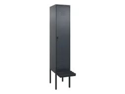 locker voor scheiding van kleding,HxBxD 2120x400x815mm,1vak