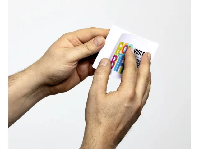 Badge visiteur Durable 97x86mm