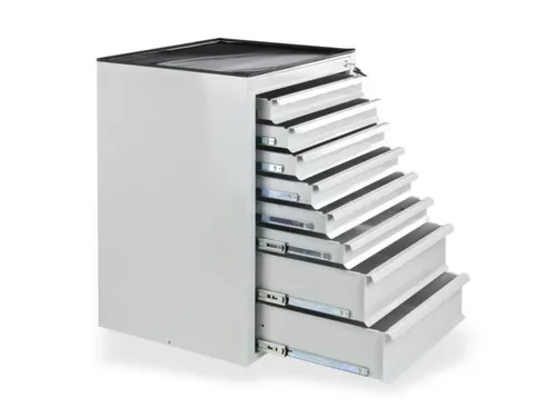 ladekast,HxBxD 900x710x550mm,8lade(n),volledig uittrekbaar
