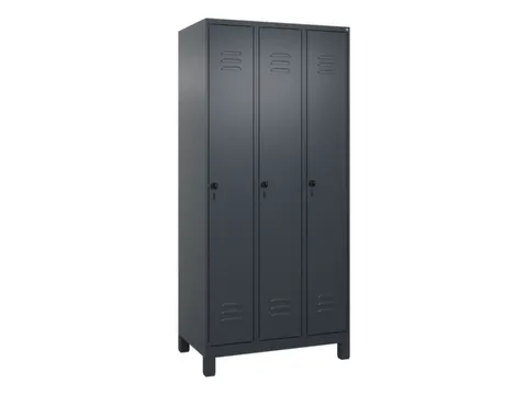 locker voor scheiding van kleding,HxBxD 1950x900x500mm,3vak