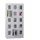 lockerkast,HxBxD 1850x900x500mm,3x5vakken,RAL7035,front RAL7016