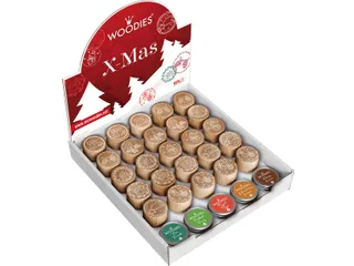 Stempels en stempelkussen Woodies Christmas afbeelding - 2