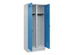 locker voor scheiding van kleding,HxBxD 1950x800x500mm,2vak