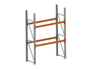 palletstelling,grondveld,HxBxD 2700x1825x800mm,2xtraversen - 2