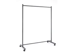 garderoberek,verrijdbaar,HxD 1800x600mm,4zwenkwielen,staal,1000 mm
