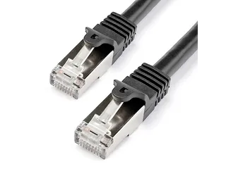 Cat6 patchkabel 1 Meter Zwart snagless gigabit netwerkkabel - 1