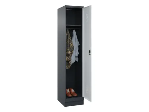 locker,HxBxD 1950x400x500mm,1vak,vak B 400mm,cil.-slot,sokkel