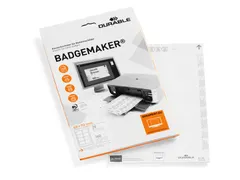 Badgekaart Durable 1456 bedrukbaar 60x90mm 160stuks