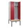 locker met bank,voor scheiding van kleding,HxBxD 2120x800x815mm,2vak