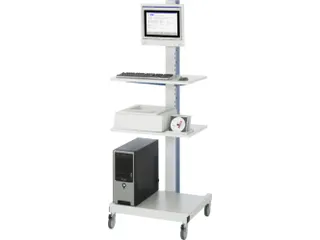 pc-station,HxBxD 1770x650x650mm,monitorhouder,3legborden - 2