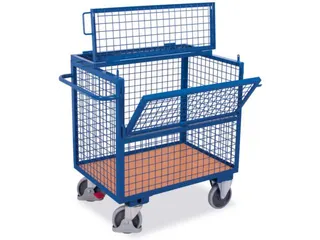 Bakwagen 500kg 1200x745mm Gaaswanden Met Deksel Ral5010 - 1