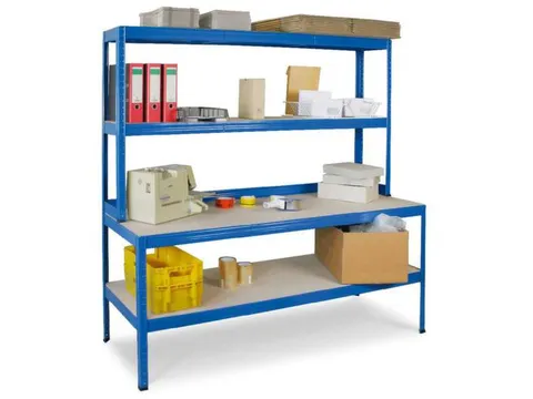 montagetafel,HxBxD 750-1050x1800x600mm,blad hout