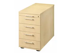 stationaire ladeblokken,HxBxD 720-760x428x800mm,4lade(n),mat.-lade