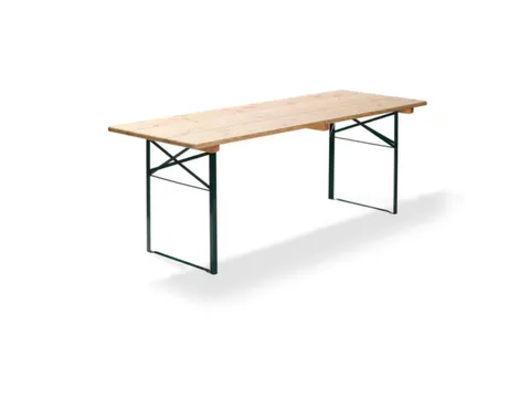 biertafel,HxBxD 780x2200x500mm,rechthoekig,frame donkergroen