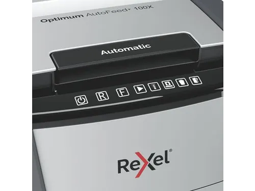 Papiervernietiger Rexel Optimum Auto+ 100X P-4 snippers 4x28mm