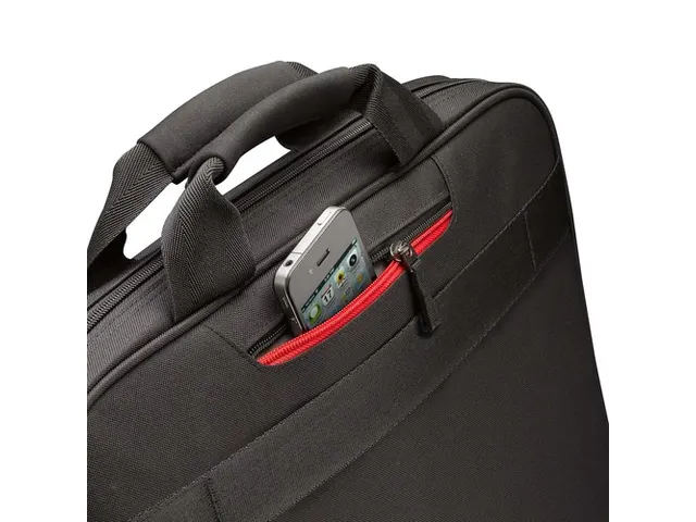 Topload Case 15.6 Inch Laptoptas Zwart Polyester