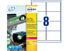 Etiket Avery L4715-20 99.1x67.7mm wit 160stuks