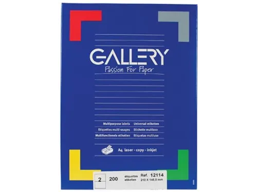 Gallery Witte Etiketten 210x148.5 mm