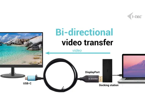 USB-C DisplayPort Bi-Directional Cable Adapter 8K/30Hz 150cm