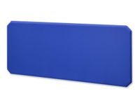 akoestische wandabsorber HxB 600x1400mm stof blauw