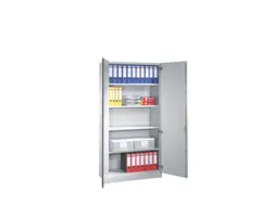 Draaideurkast Hxbxd 1980x800x440mm 5 Oh Lichtgrijs/Lichtgrijs