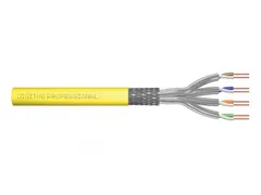 CAT 7A S-FTP installatiekabel 1500MHz B2ca AWG 22/1 1000m Sx Geel