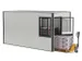 poteau d'angle,p. cabine modulaire,HxlxP 2540x95x95mm