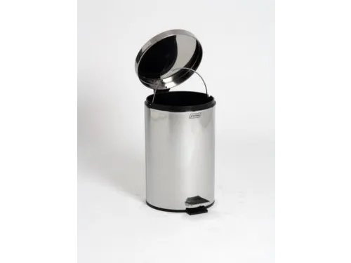 RVS pedaalemmer,12l,HxØ 400x248mm,binnenbak kunststof,romp gepolijst
