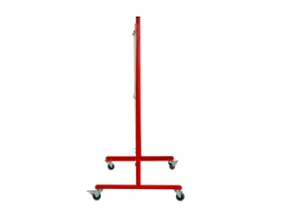 schaarhek,paal HxØ 1000x27mm,HxBxD 1000x0-3600x500mm,paal staal,rood - 5
