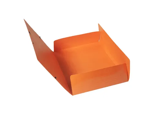 Elastomap A4 3 kleppen IDERAMA Maxi Capacity glanskarton oranje