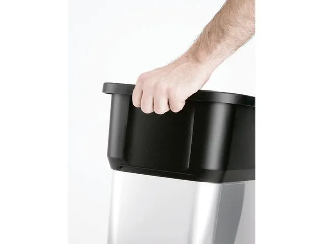Afvalscheidingsbak M Geo 55 Liter Metaalkleur