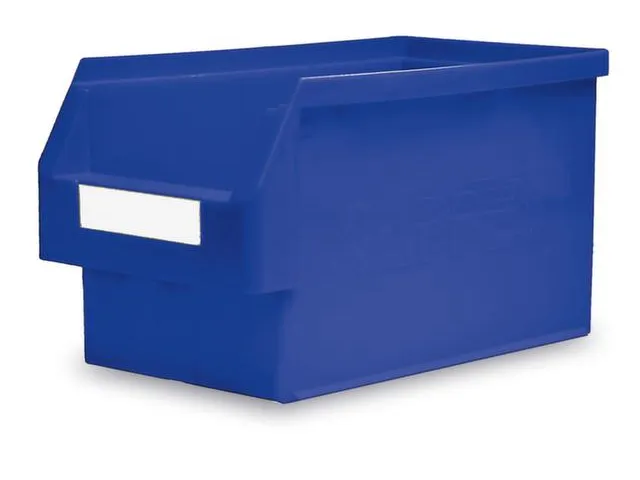 Magazijnbakken Pe Hxbxd 200X200X350/300Mm Blauw