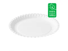 Biodore bord Karton Wit 29cm 5x50 stuks