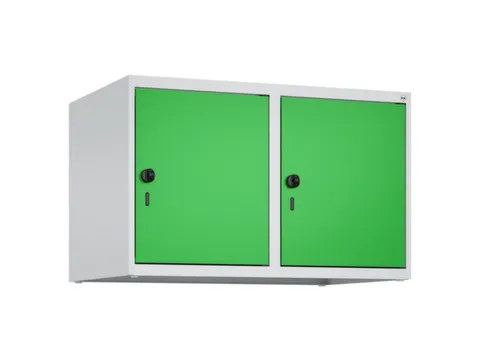 opzetkast,v. locker,2vak.,vak B 400mm,HxBxD 500x800x500mm,draaigrendel