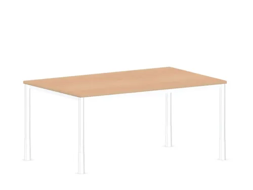 In hoogte verstelbaar bureau,HxBxD 720-840x1600x1000mm,NE-esdoorn