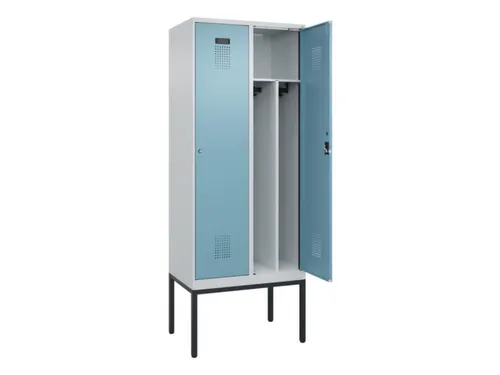 locker voor scheiding van kleding,HxBxD 2120x800x500mm,2vak
