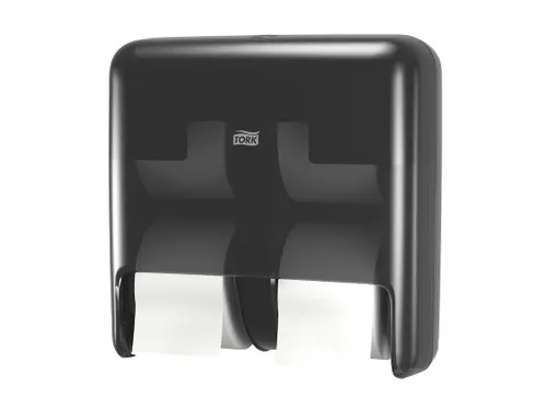 Tork OptiServe Hulsloos 4-rol Toiletpapier Dispenser Zwart