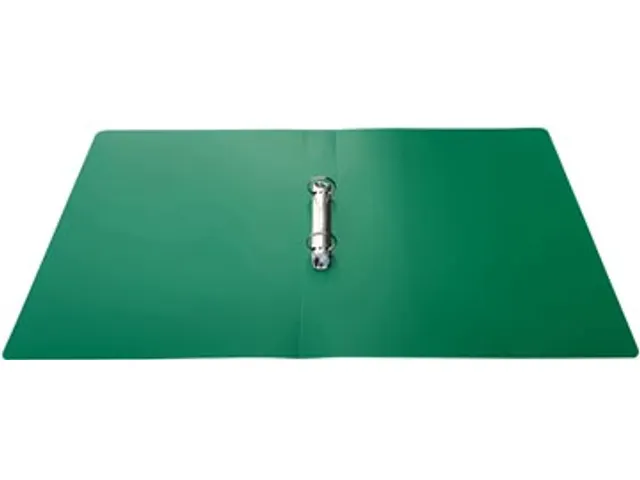 ringmap, voor ft A4, uit PP, 2 ringen van 25mm, groen